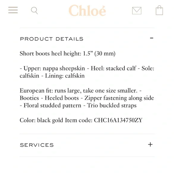 Chloé NWT Susanna Short Boots - 2 dust bags included - Picture 7 of 10